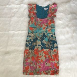 Jessica Simpson Abstract Floral Dress